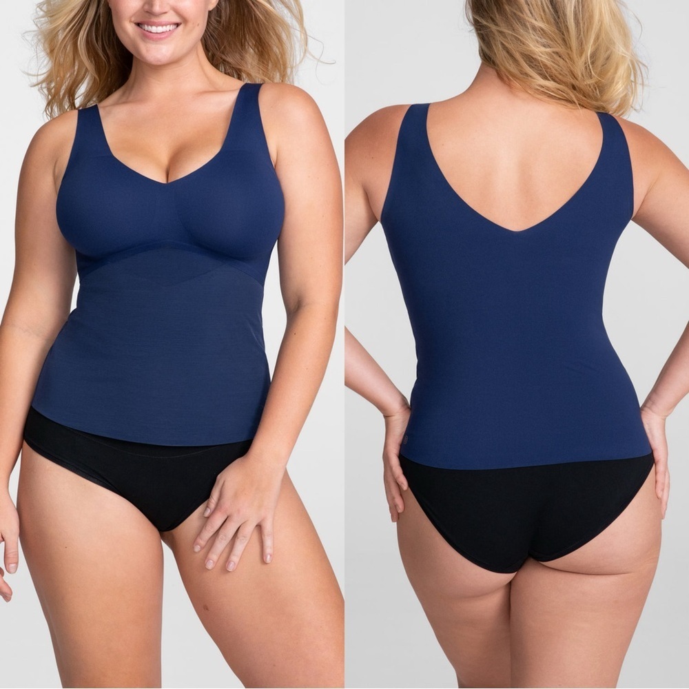 Honeylove Women’s LiftWear Tank Shapewear Wire-Free in Black Plus Size 1X